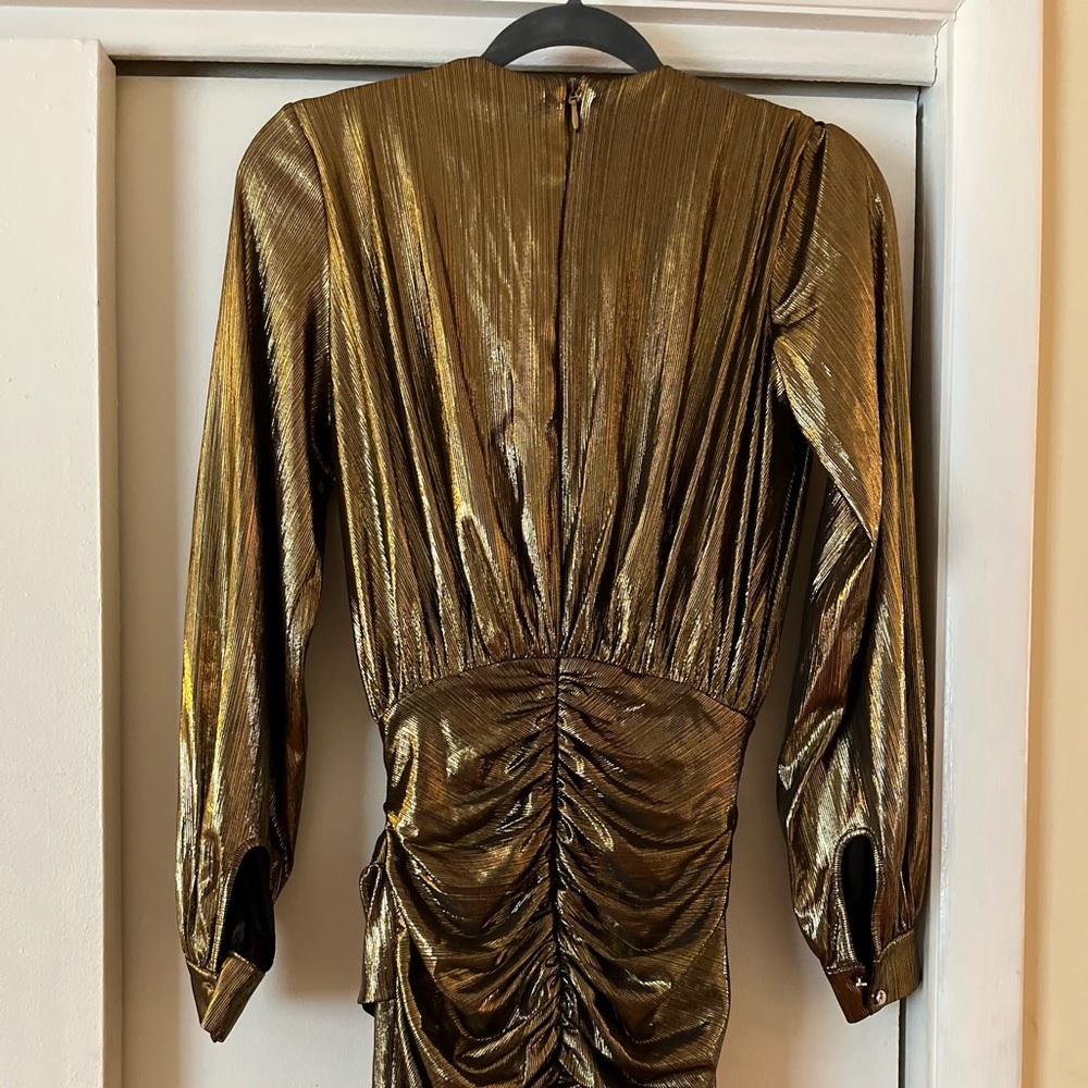 Gold House Of Cb Dress Gem